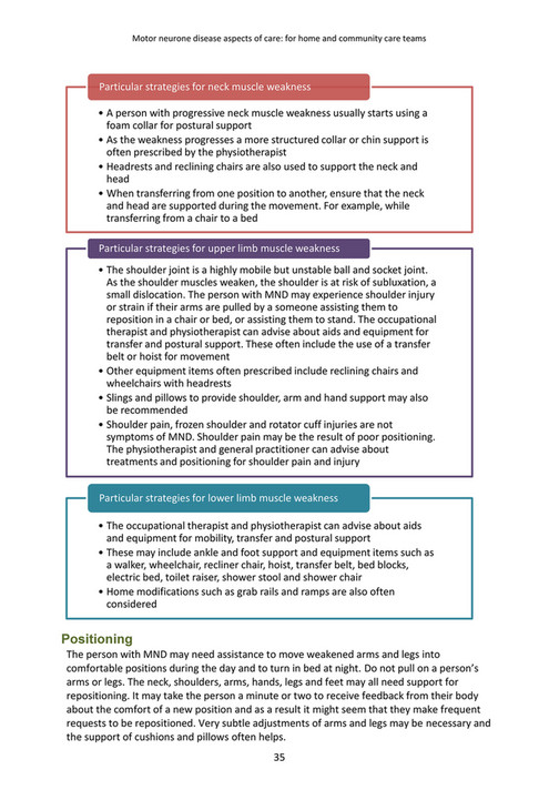 Weekness For Grab MND Aware Aspects of Care - Home and community care teams - Page 38-39