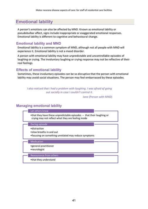 MND Aware Aspects of Care - Residential Care - Page 40-41